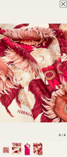 Load image into Gallery viewer, Sunflower print silk scarf
