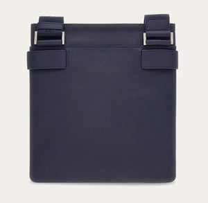 Twins/North-South crossbody bag with Gancini buckles