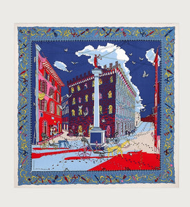 Palazzo Spini Feroni print silk foulard