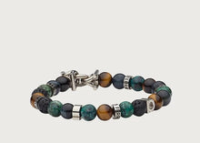 Load image into Gallery viewer, Elasticated bracelet with Gancini - size 19 Multicolor
