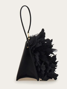 Mini clutch with floral detailing
