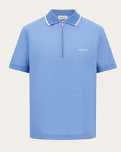 Load image into Gallery viewer, Cotton polo shirt with zip closure
