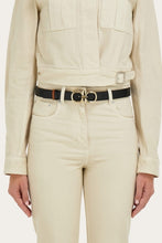 Load image into Gallery viewer, Reversible and adjustable Gancini belt
