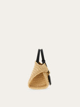 Load image into Gallery viewer, Hug Raffia in Natural/Black (XS)
