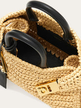 Load image into Gallery viewer, Hug Raffia in Natural/Black (XS)
