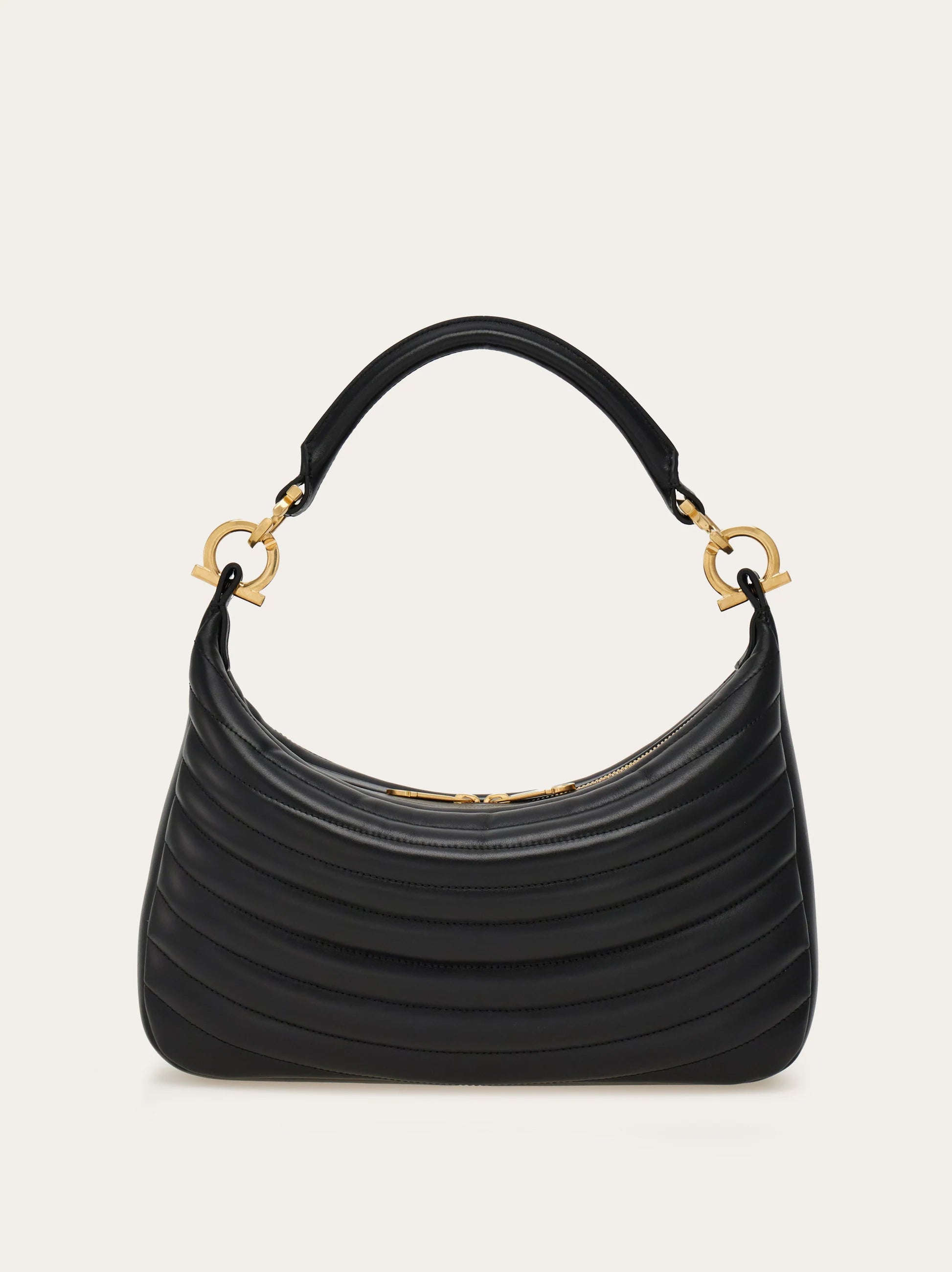 Quilted Crossbody Bag in Black (M) – Salvatore Ferragamo