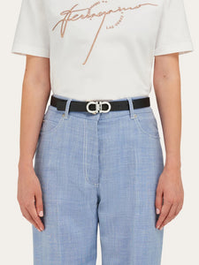 Adjustable and Reversible Gancini Belt