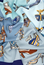 Load image into Gallery viewer, Genio print silk scarf
