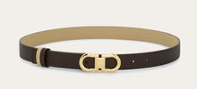 Load image into Gallery viewer, Reversible and adjustable Gancini belt
