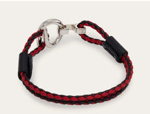 Load image into Gallery viewer, Gancini Bracelet - Black/red
