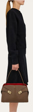Load image into Gallery viewer, Hug soft bicolor shoulder bag (M)
Color: Clay/Flame red (Pre-sale)
