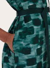 Load image into Gallery viewer, Shirt dress with contrasting prints
