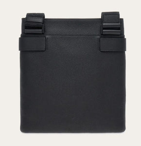 Twins/North-South crossbody bag with Gancini buckles