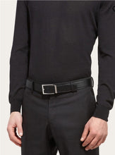 Load image into Gallery viewer, Reversible and adjustable belt with rectangular buckle
