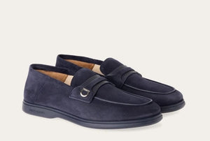 Drame Midnight blue in suede