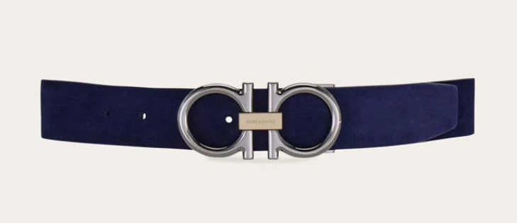 Reversible and Adjustable Gancini Belt
