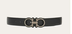 Reversible and adjustable Gancini belt