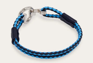 Gancini Bracelet -Blue/Turquoise (size 19)