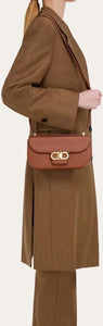 Double Gancini mini crossbody bag (Pre-order)