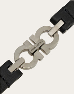 Double Gancini Bracelet Nero