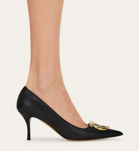 Lara pump in Nero