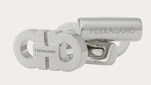 Load image into Gallery viewer, Double Gancini Cufflink Silver
