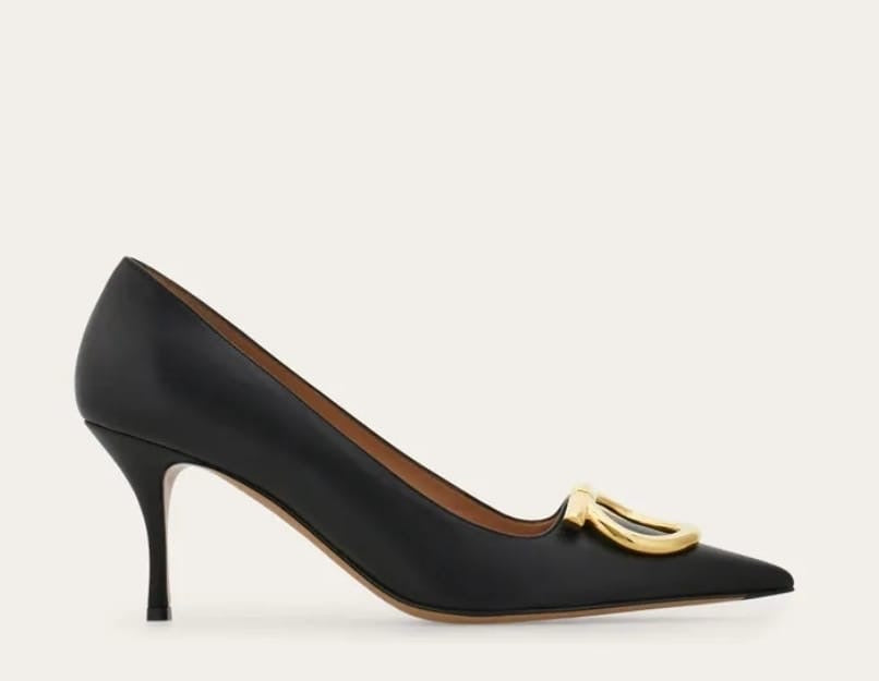 Lara pump in Nero