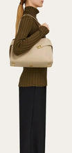 Load image into Gallery viewer, Hug soft bicolor shoulder bag (M)
Color: Stone/Burnt ocher
