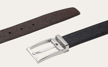 Load image into Gallery viewer, Reversible and adjustable belt with rectangular buckle
