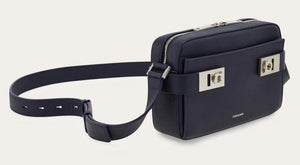 Twins shoulder bag with Gancini buckles