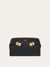 Load image into Gallery viewer, Hug Crossbody Bag in Black/Flame Red
