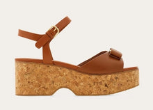 Load image into Gallery viewer, Selna Iconic bow wedge sandal
