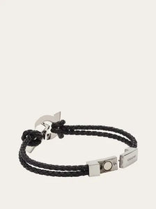 Bracelet with intertwined Gancini - Size 19