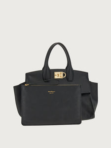 Ferragamo Studio Soft Bag in Black (L)