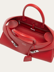 Hug Handbag in Flame Red (M)