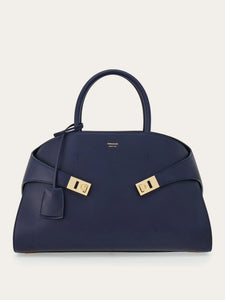 Hug Handbag in Midnight Blue (L)