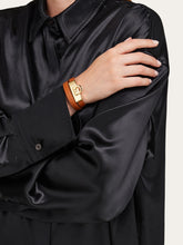 Load image into Gallery viewer, Gancini Double Twist Bracelet in Cognac (S/M)
