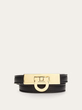 Load image into Gallery viewer, Gancini Double Twist Bracelet in Black (M/L)
