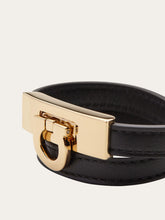 Load image into Gallery viewer, Gancini Double Twist Bracelet in Black (M/L)
