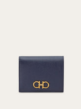 Load image into Gallery viewer, Gancini Compact Wallet in Midnight Blue
