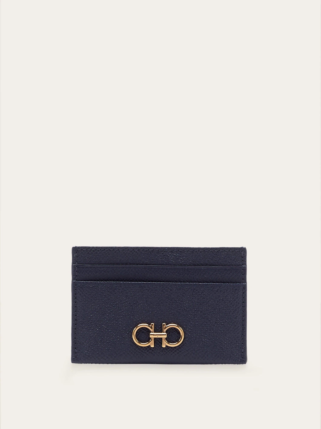 Gancini Credit Card Holder in Midnight Blue