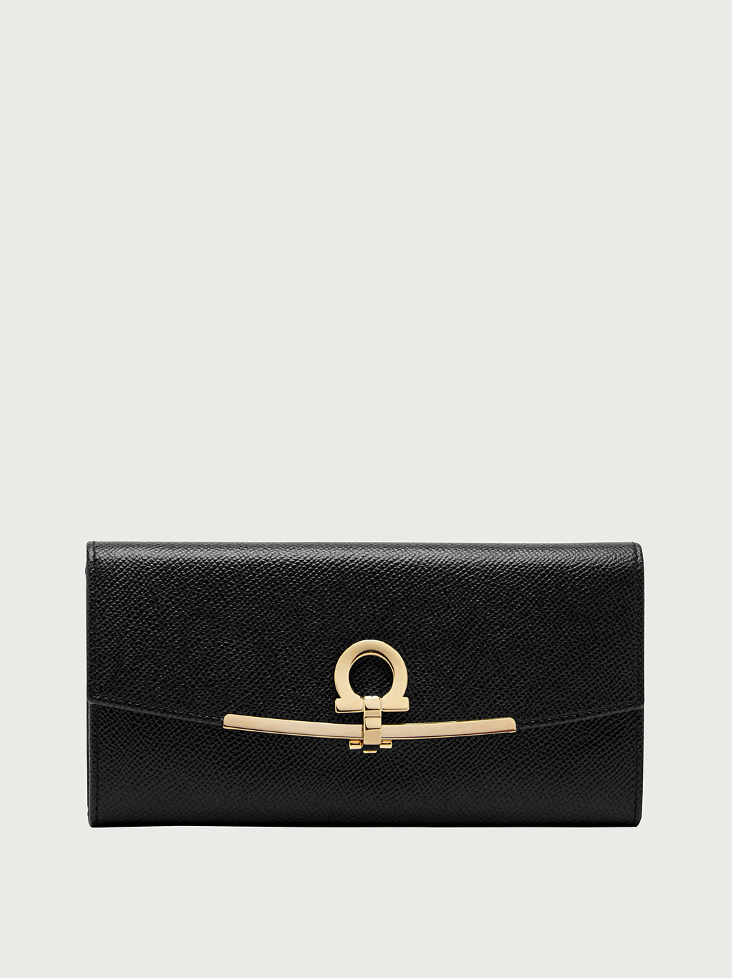 Gancini Continental Wallet in Black