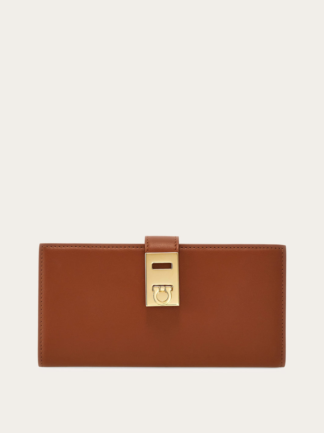 Hug Continental Wallet in Cognac
