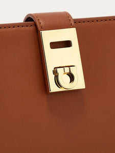 Hug Continental Wallet in Cognac