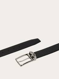 Reversible and adjustable Gancini belt