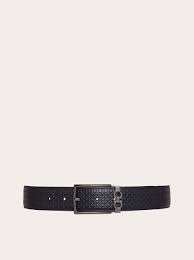 Reversible and adjustable Gancini belt