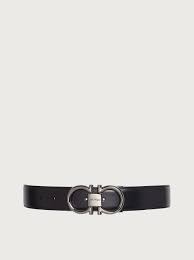 Reversible and adjustable Gancini belt