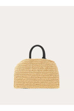 Load image into Gallery viewer, Hug Raffia in Natural/Black (XS)
