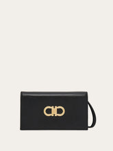 Load image into Gallery viewer, Double Gancini Mini Bag in Black/Flame Red
