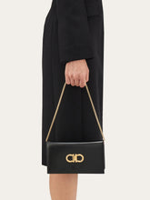 Load image into Gallery viewer, Double Gancini Mini Bag in Black/Flame Red
